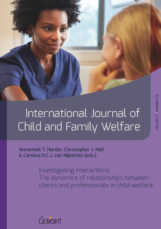 Omslag van International journal of child and family welfare