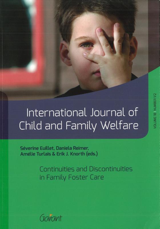Omslag van International Journal of Child and Family Welfare