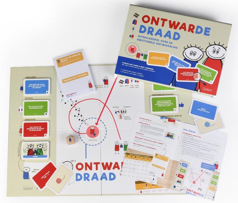 Omslag van Ontwarde draad. Intervisiespel – clipbox en spelbord