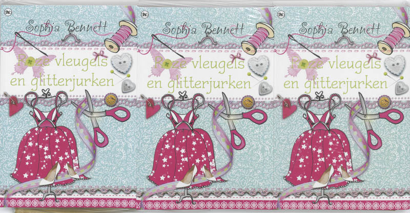 Omslag van Roze vleugels en glitterjurken Backcard 3 ex