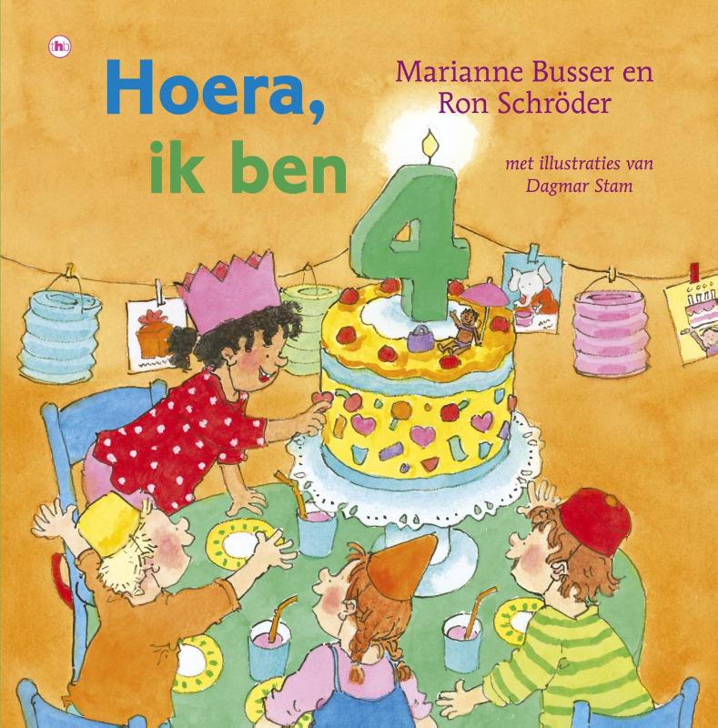 Omslag van Hoera, ik ben 4!