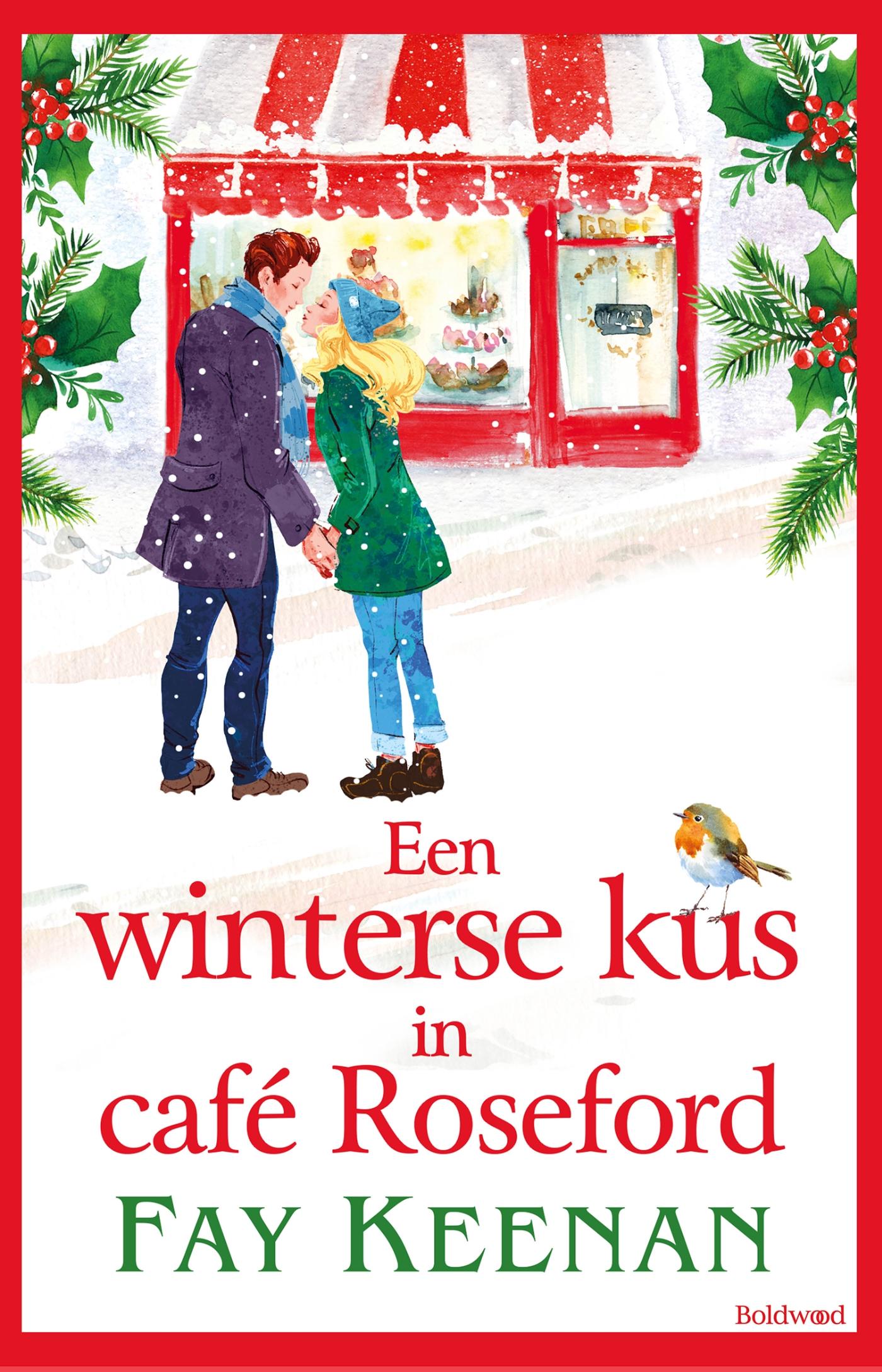 Omslag van Een winterse kus in café Roseford