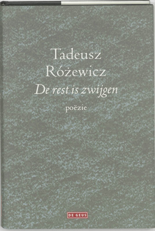 Omslag van De rest is zwijgen