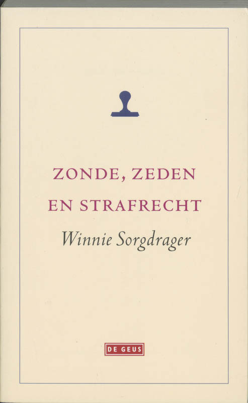 Omslag van Zonde, zeden en strafrecht