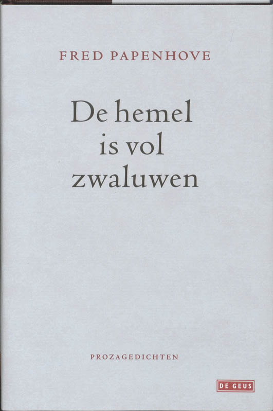Omslag van De hemel is vol zwaluwen