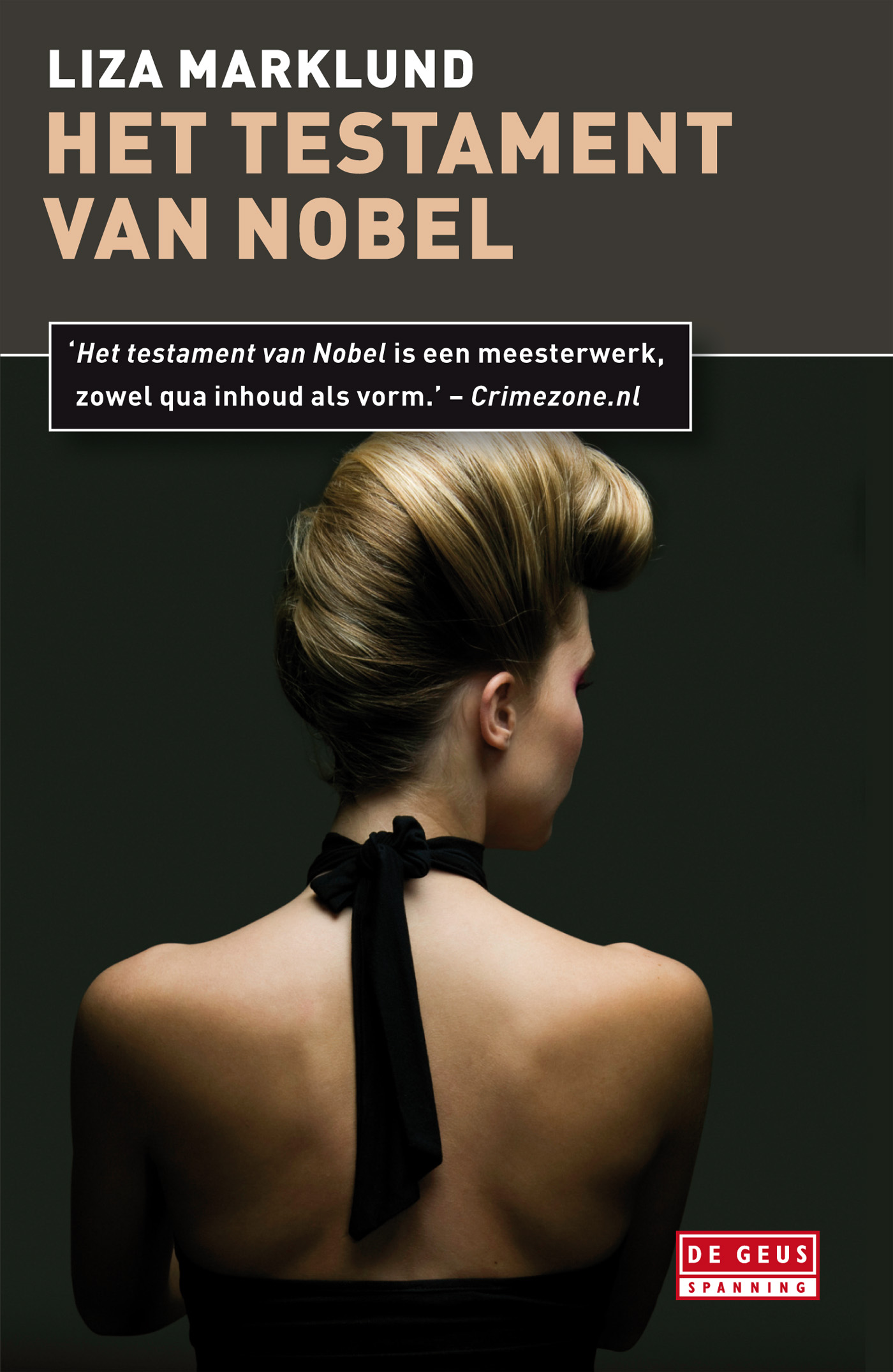 Omslag van Het testament van Nobel