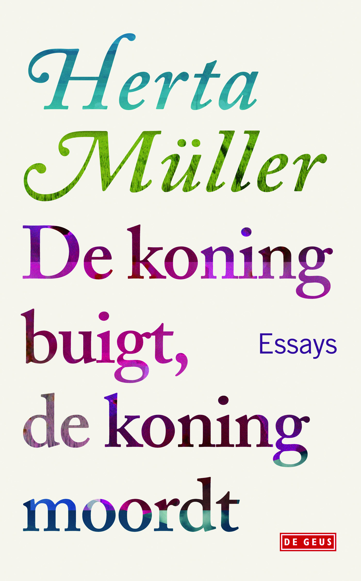 Omslag van De koning buigt, de koning moordt