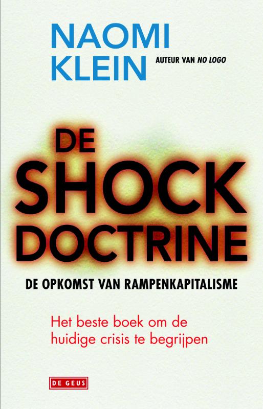 Omslag van De shockdoctrine