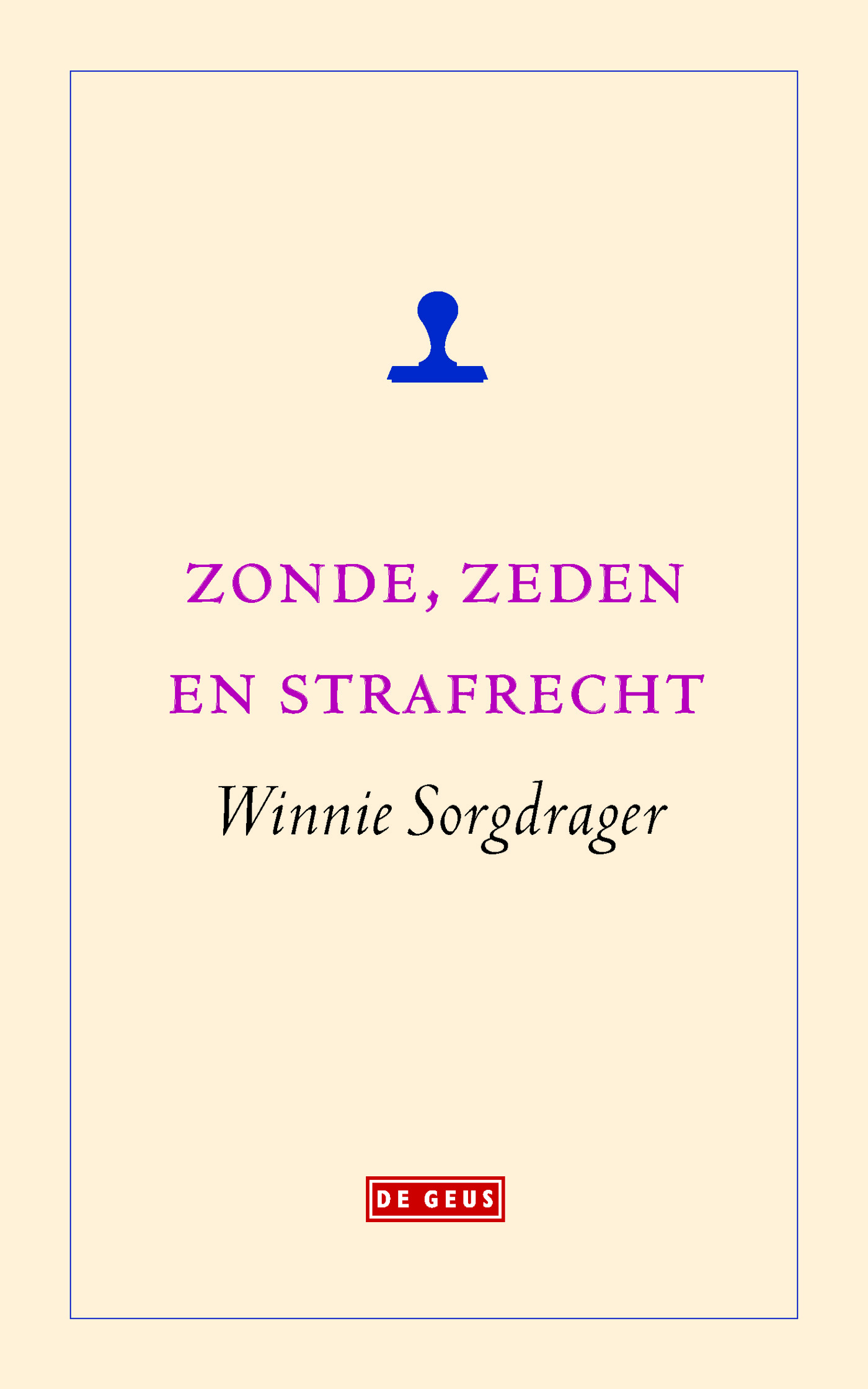 Omslag van Zonde, zeden en strafrecht