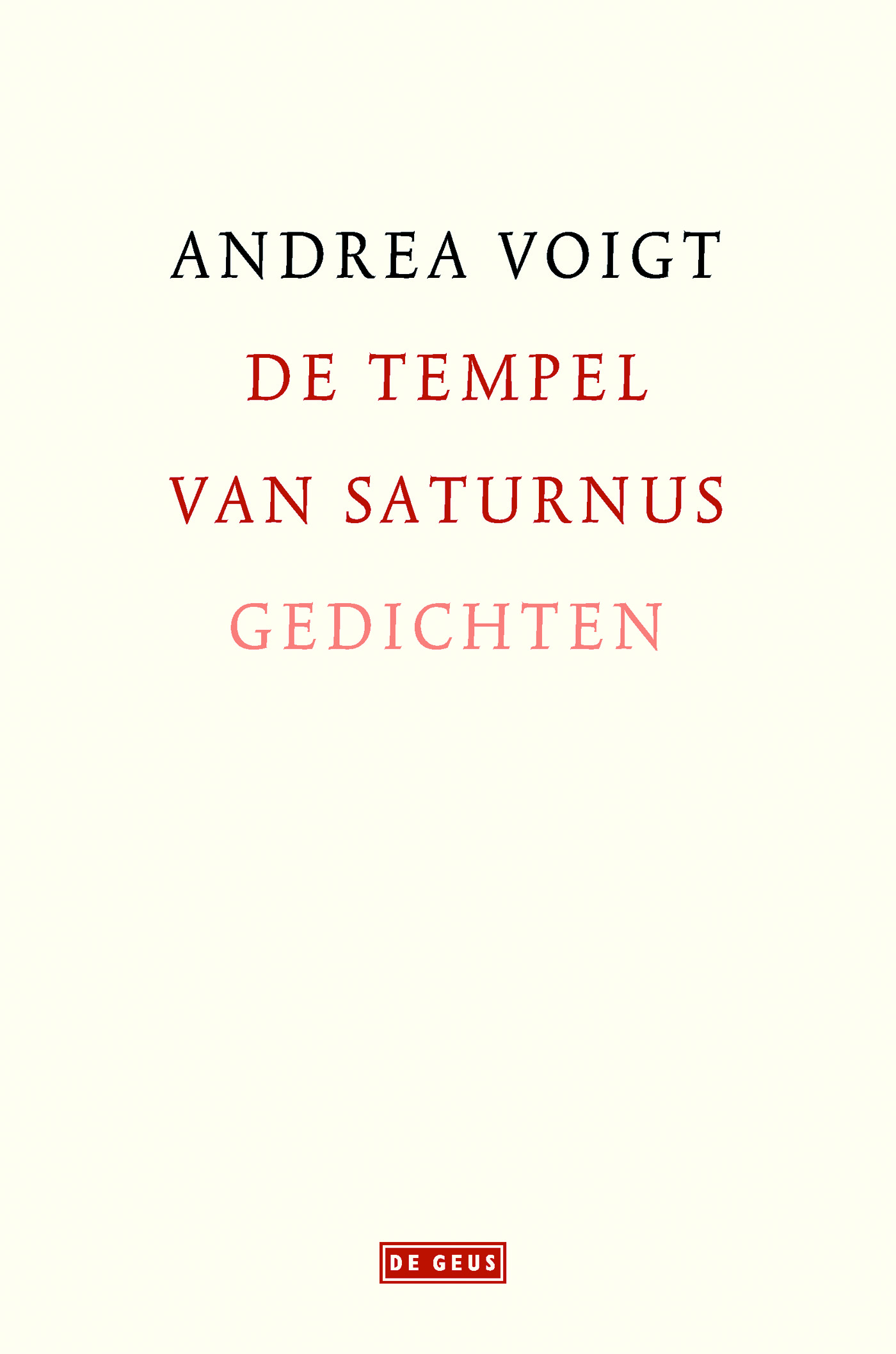 Omslag van De tempel van Saturnus