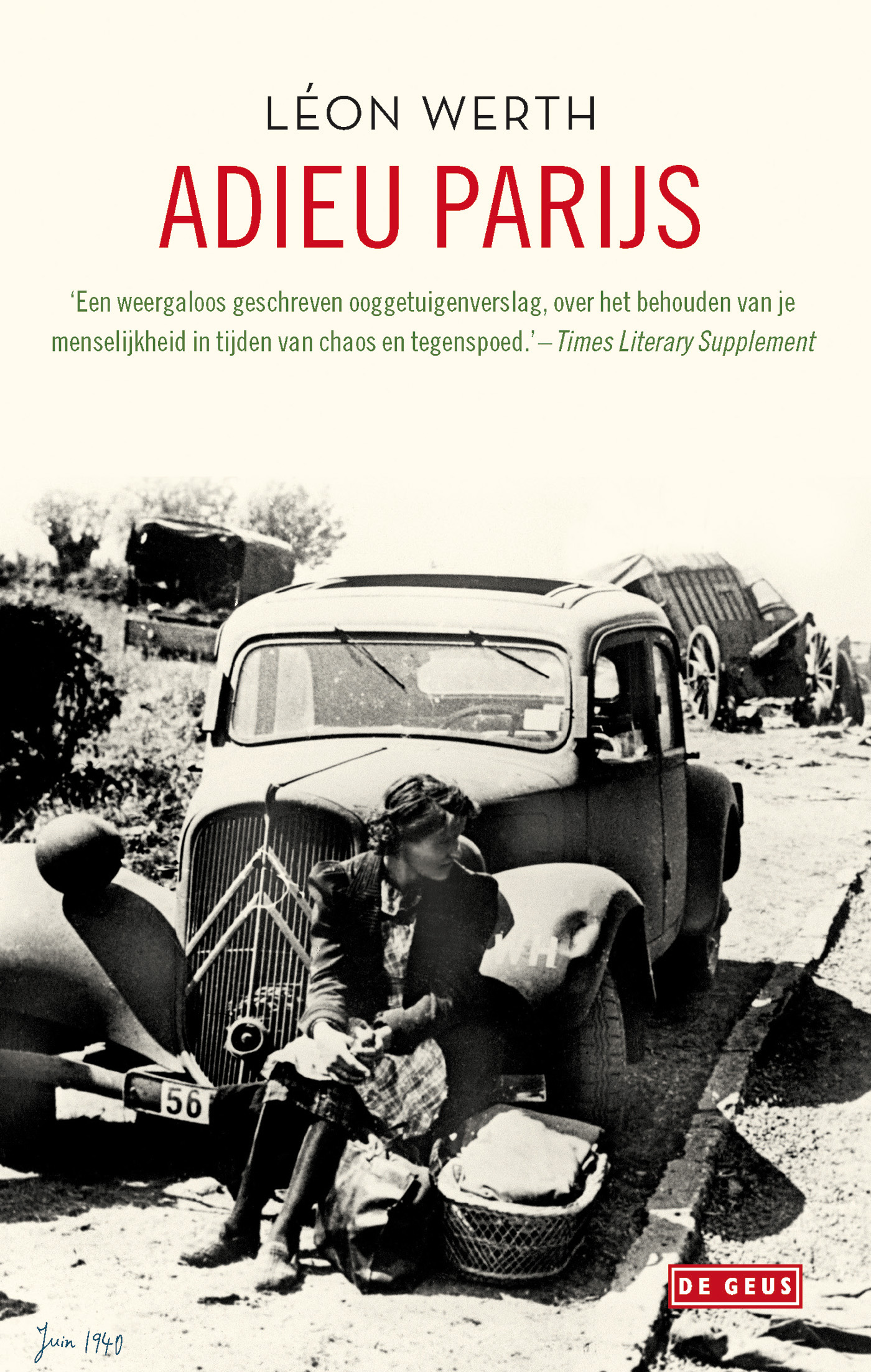Omslag van Adieu Parijs
