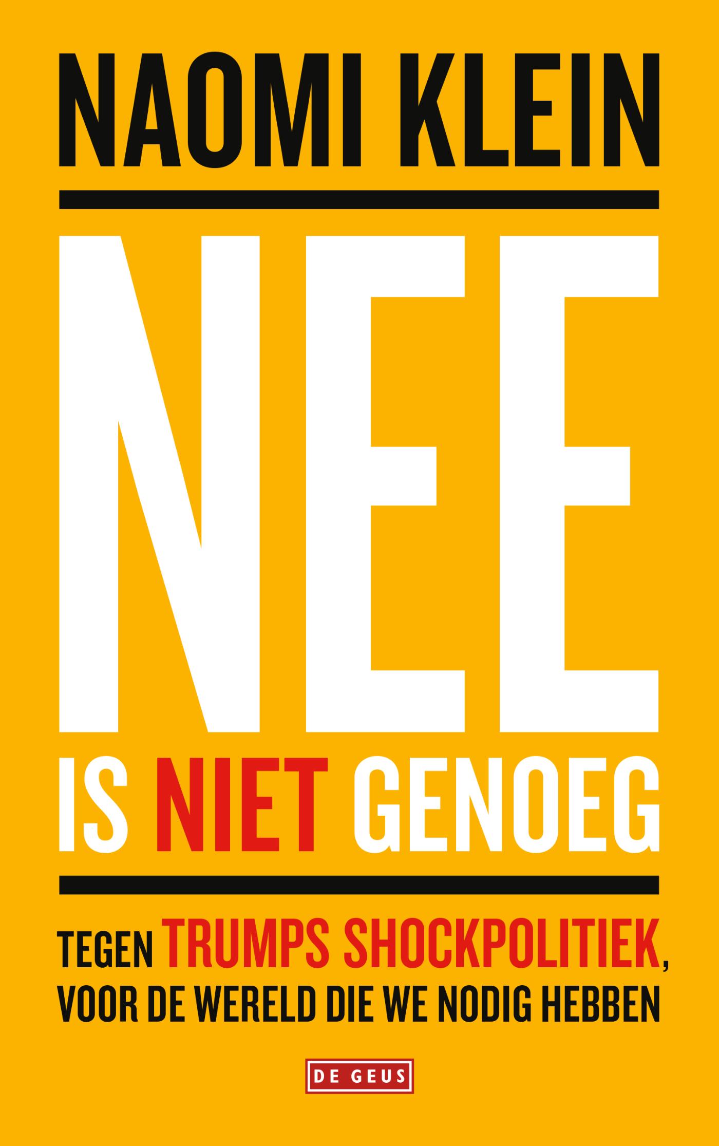 Omslag van Nee is niet genoeg