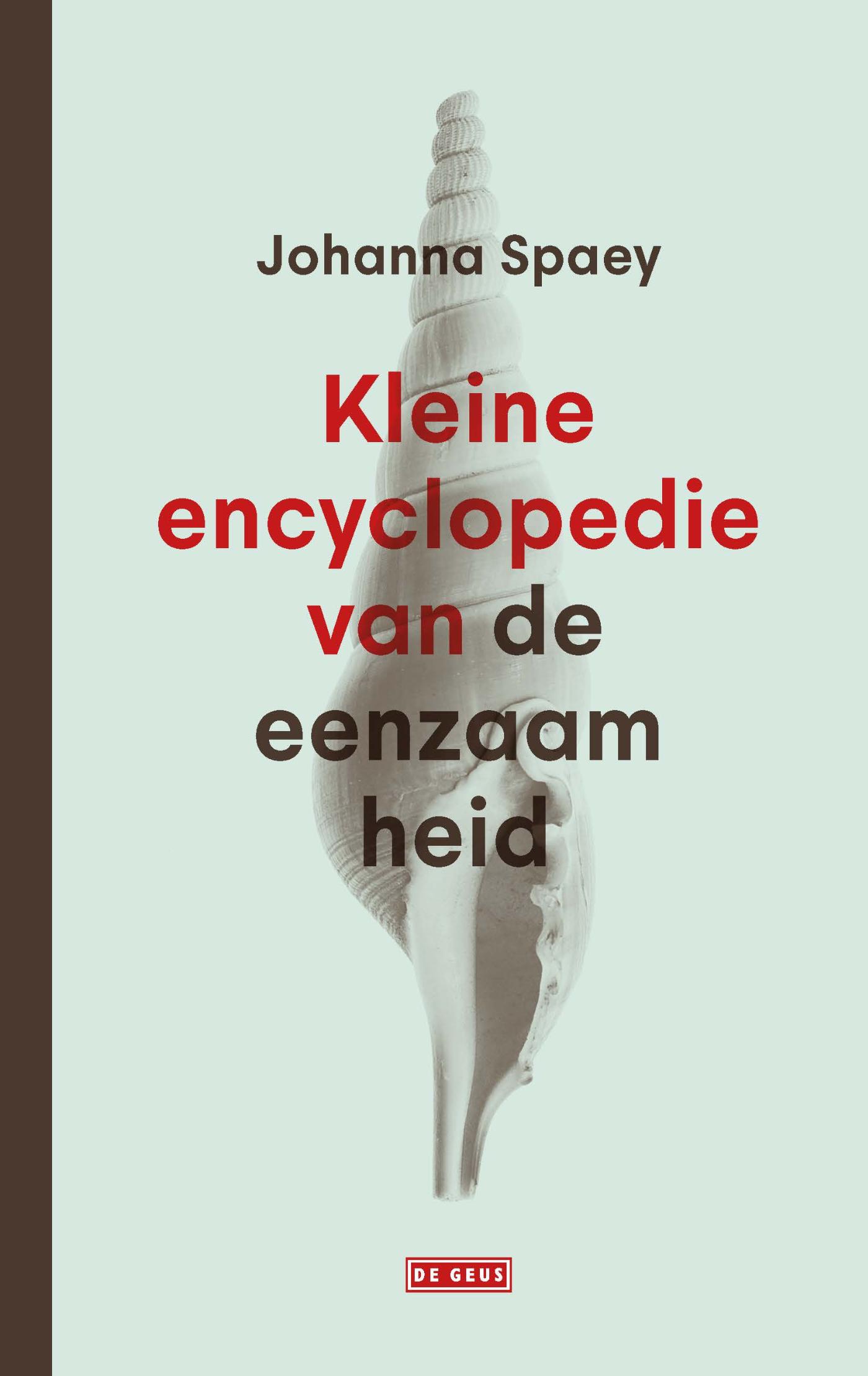 Omslag van Kleine encyclopedie van de eenzaamheid