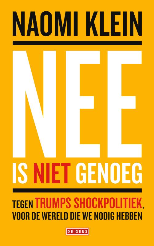 Omslag van Nee is niet genoeg