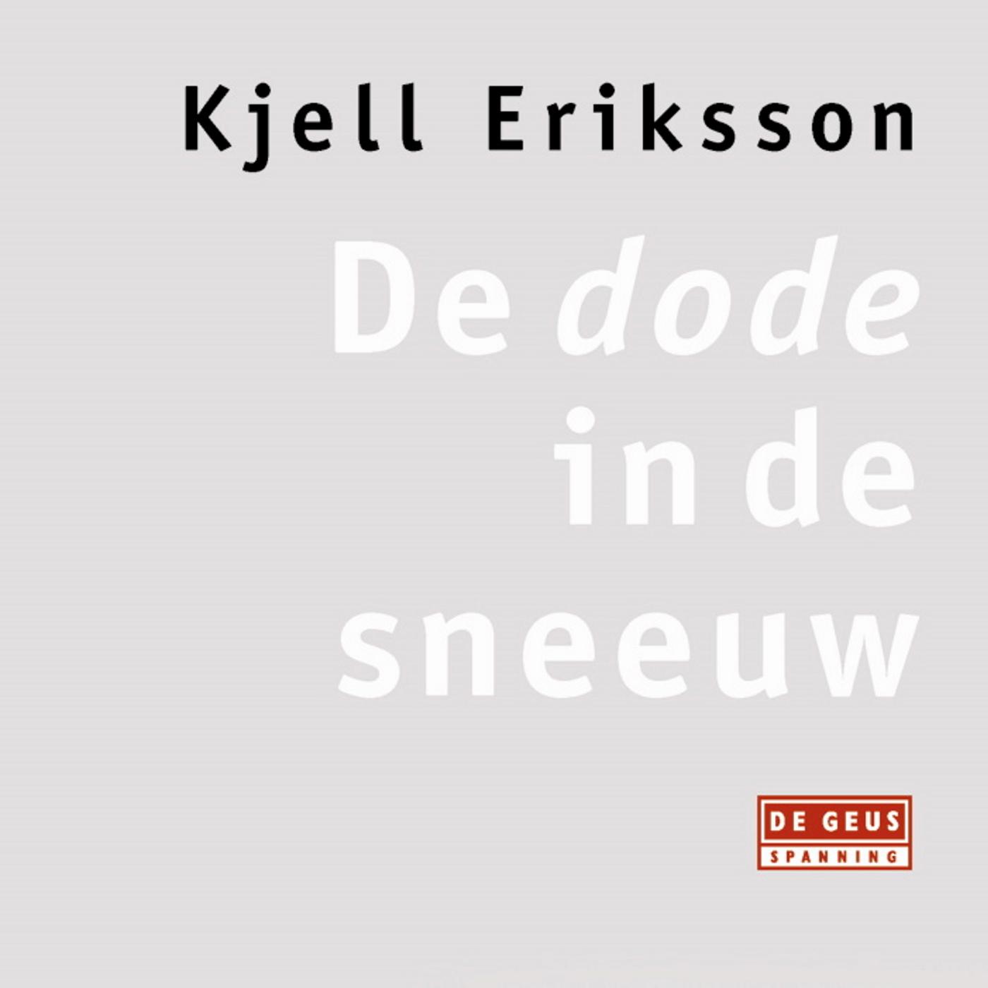 Omslag van De dode in de sneeuw