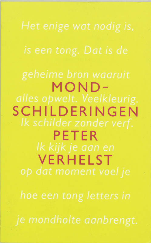 Omslag van Mondschilderingen