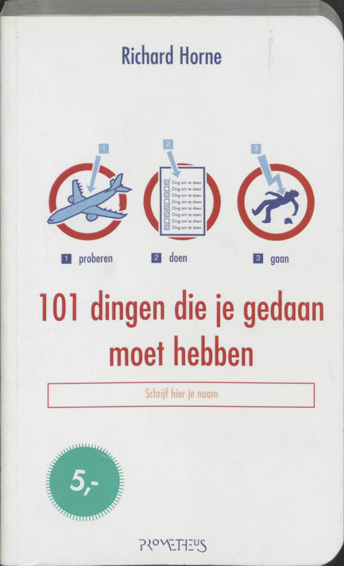 Omslag van 101 dingen die je gedaan moet hebben