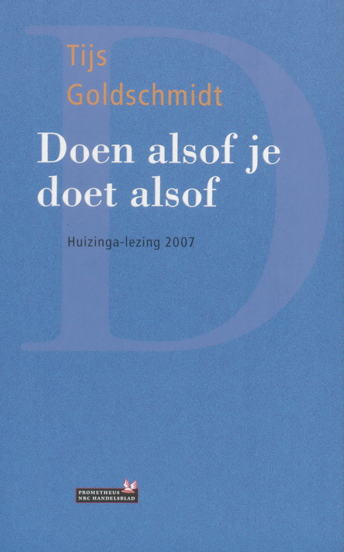 Omslag van Doen alsof je doet alsof