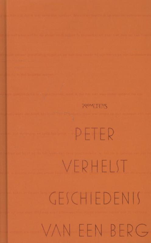 Omslag van Geschiedenis van een berg
