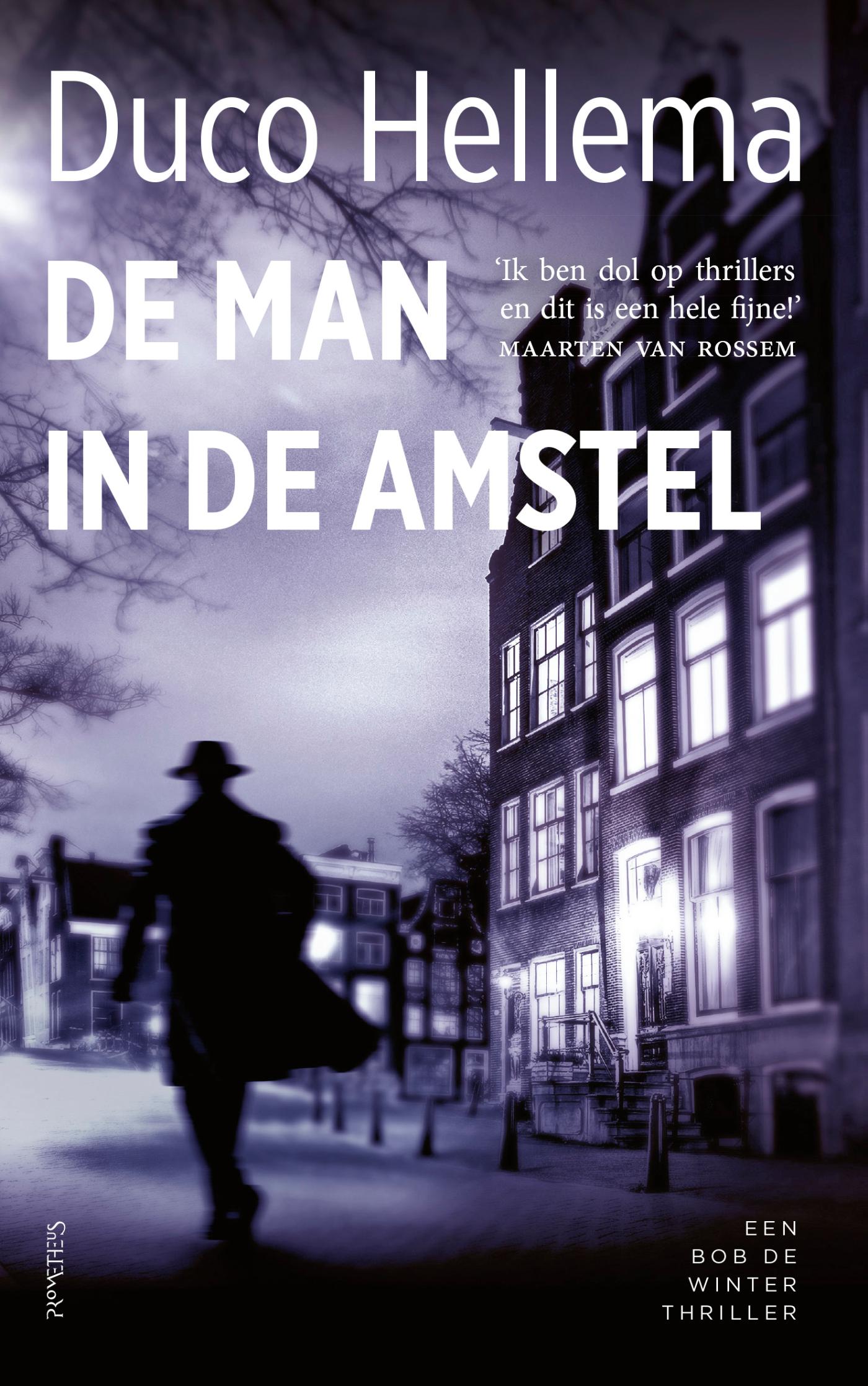Omslag van De man in de amstel