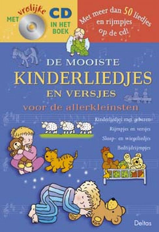 Omslag van De mooiste kinderliedjes en versjes voor de allerkleinsten