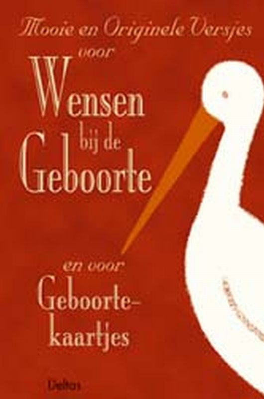 Omslag van Mooie en originele versjes voor wensen bij de geboorte