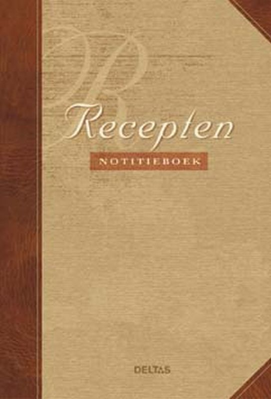 Omslag van Recepten Notitieboek