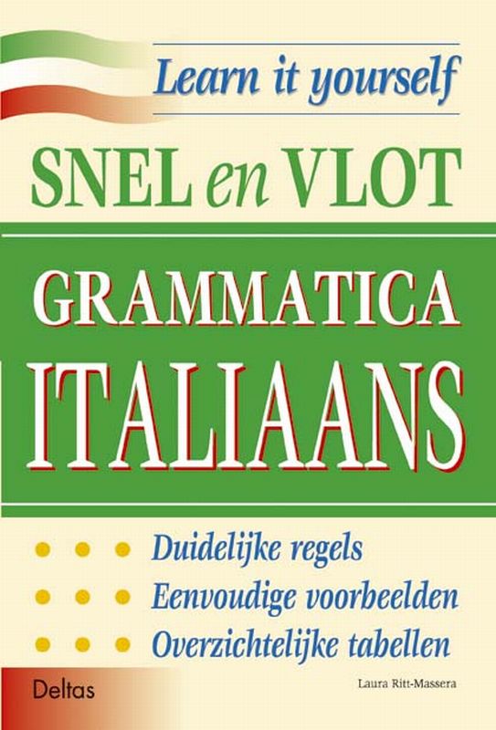 Omslag van Snel en vlot grammatica Italiaans