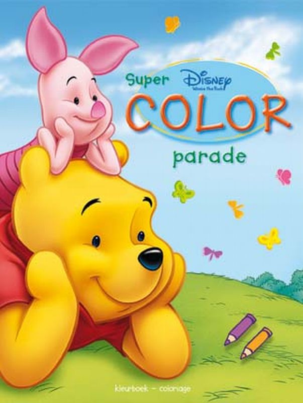 Omslag van Disney Super Color Parade Winnie the Pooh