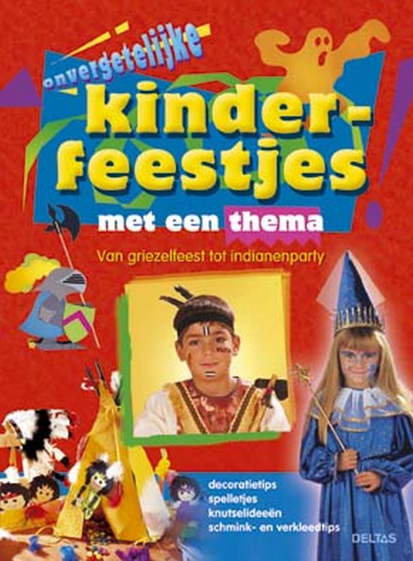 Omslag van Onvergetelijke kinderfeestjes met een thema