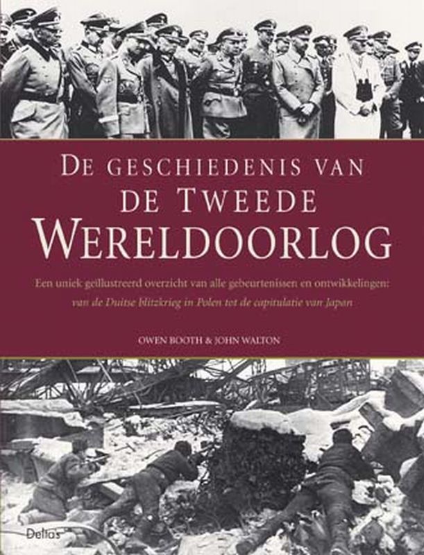 Omslag van De geschiedenis van de Tweede Wereldoorlog