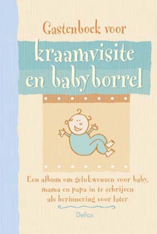 Omslag van Gastenboek voor kraamvisite en babyborrel