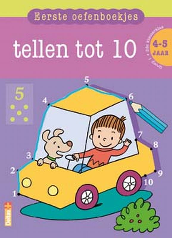 Omslag van Eerste oefenboekjes Tellen tot 10 (4-5 j.)