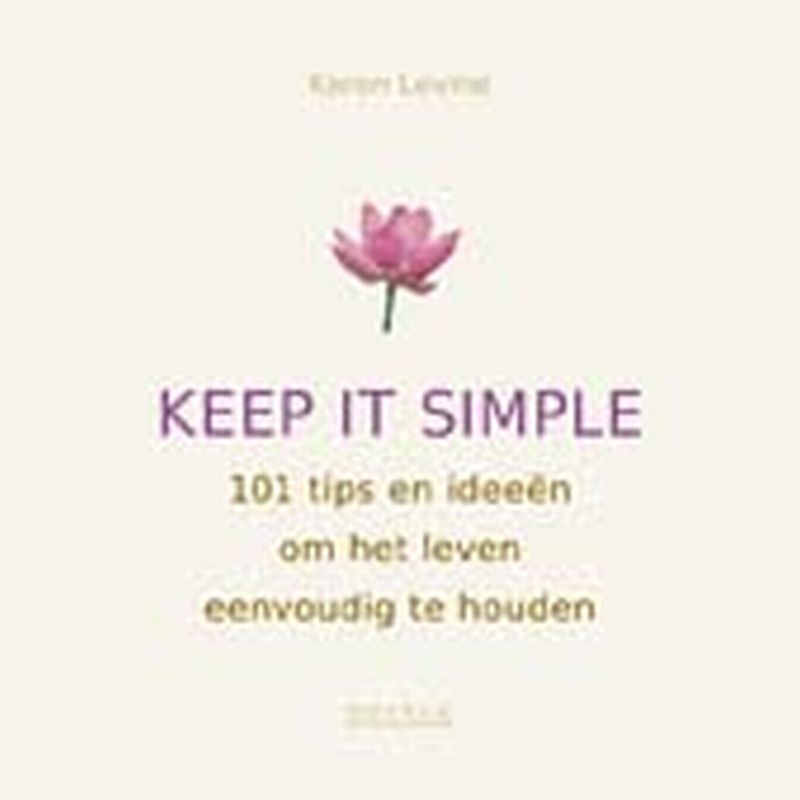Omslag van Keep it simple
