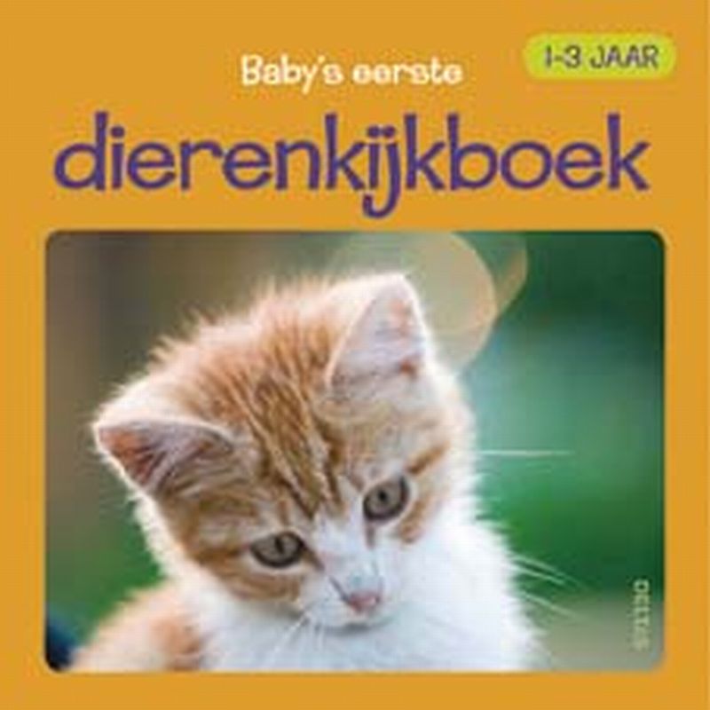 Omslag van Baby's eerste dierenkijkboek (1-3 j.)