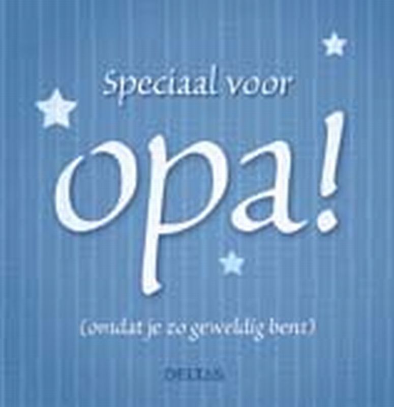 Omslag van Speciaal voor opa!