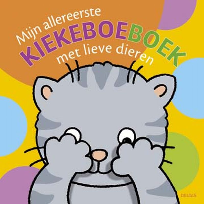 Omslag van Mijn allereerste kiekeboeboek met lieve dieren