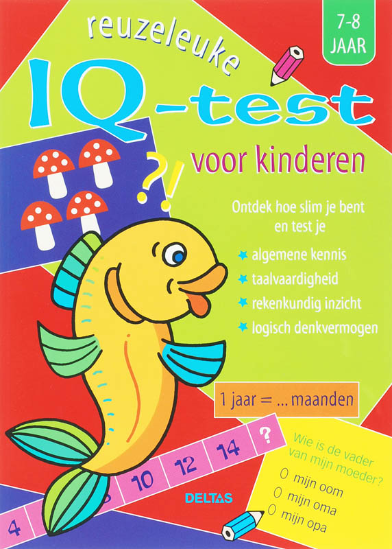 Omslag van Reuzeleuke IQ-test voor kinderen