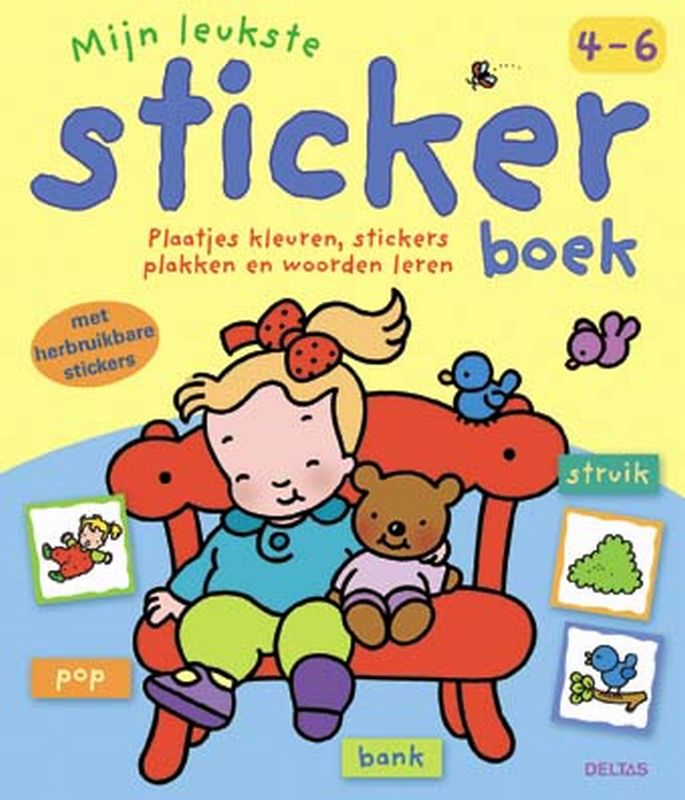 Omslag van Mijn leukste stickerboek (4-6 j.)