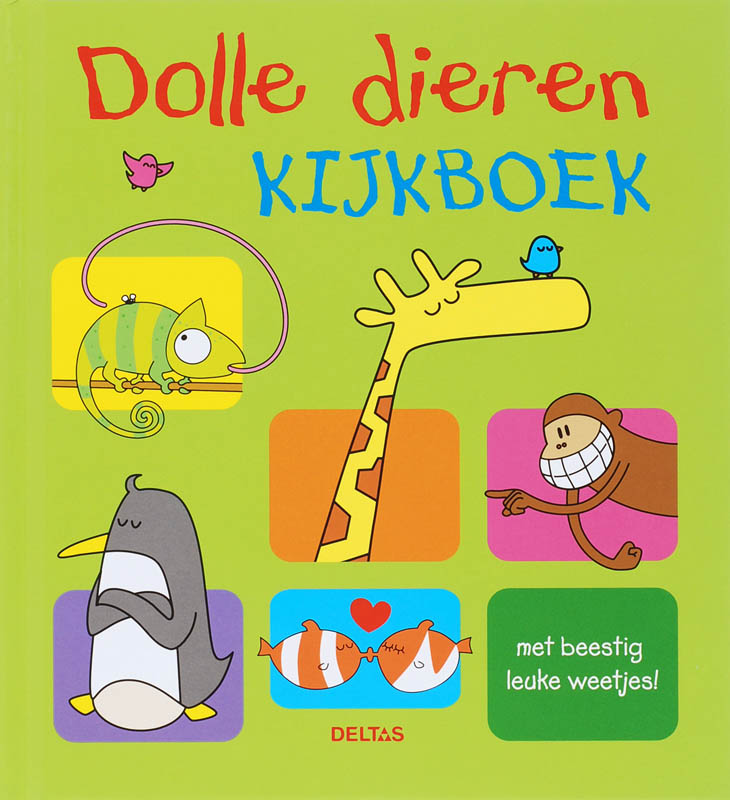 Omslag van Dolle dieren kijkboek