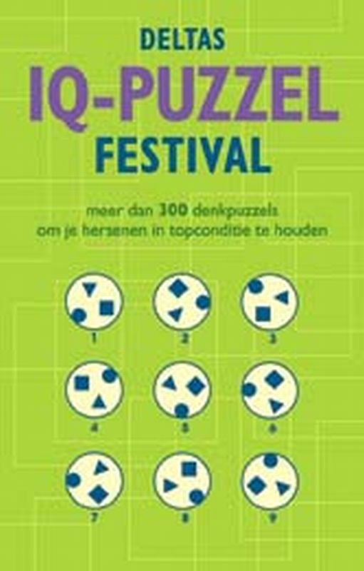 Omslag van Deltas iq-puzzel festival