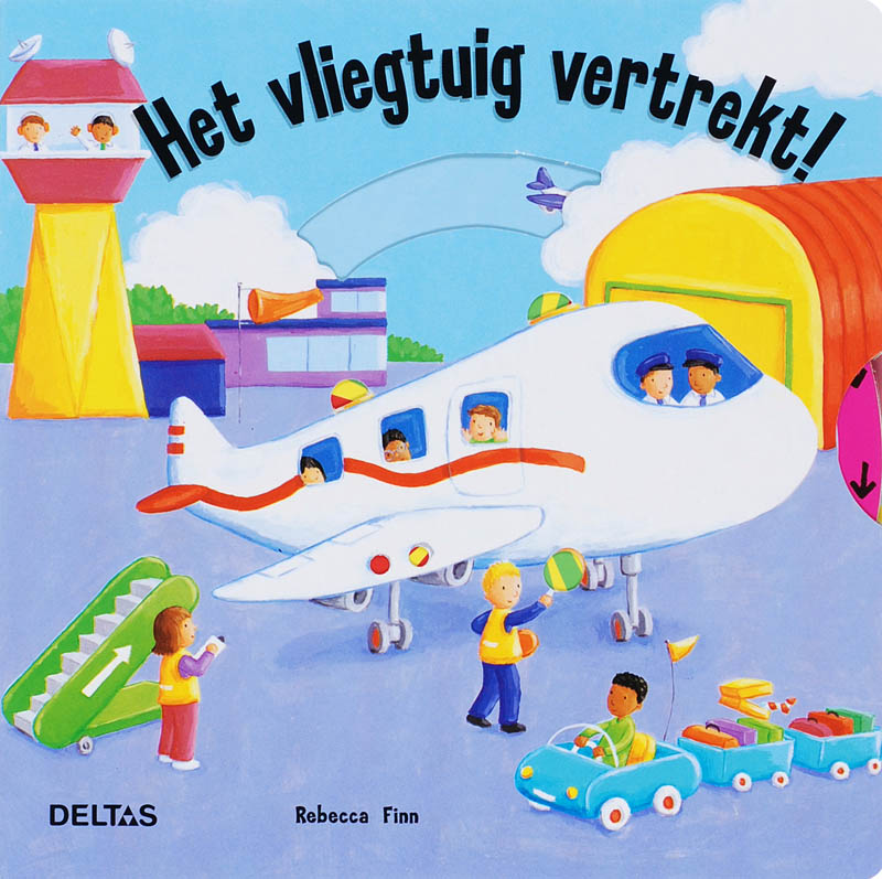 Omslag van Het vliegtuig vertrekt!