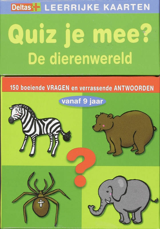 Omslag van Quiz je mee? De dierenwereld