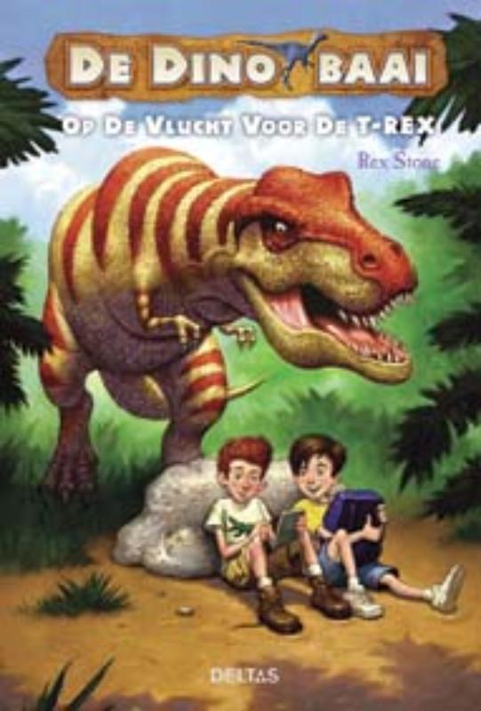 Omslag van Op de vlucht voor de T-rex