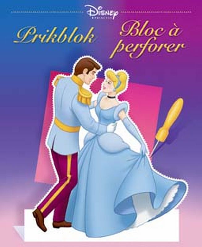Omslag van Disney Prikblok Princess / Disney bloc à perforer Princesse