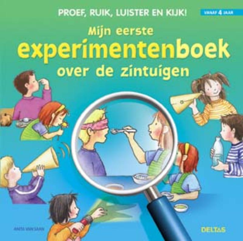 Omslag van Mijn eerste experimentenboek over de zintuigen