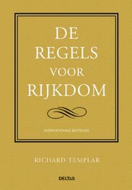Omslag van De regels van rijkdom