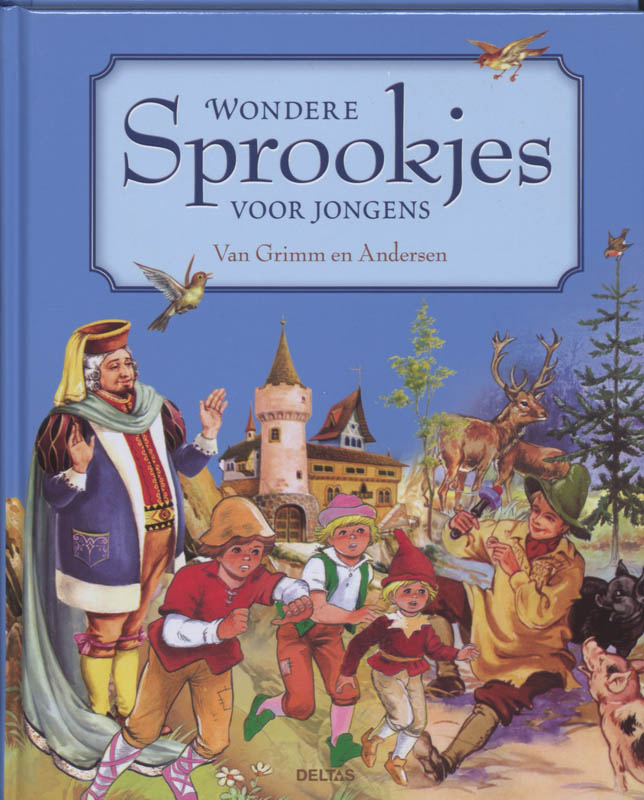 Omslag van Wondere sprookjes voor jongens van Grimm en Andersen