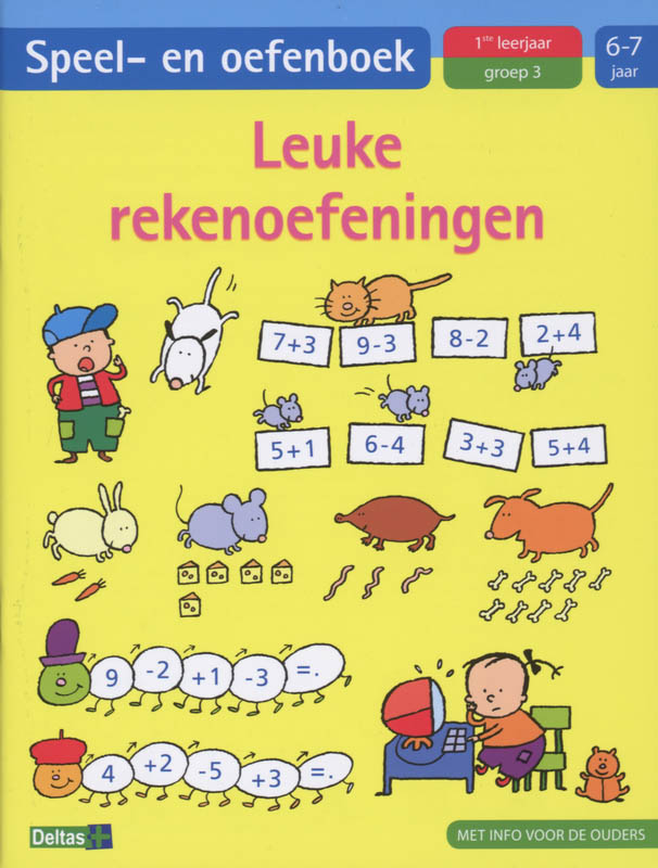 Omslag van leuke rekenoefeningen (6-7 jaar)