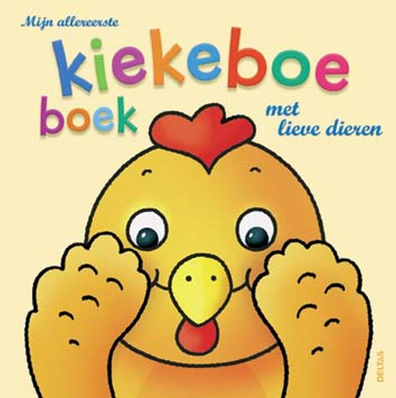 Omslag van Mijn allereerste kiekeboeboek met lieve dieren